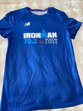 Iron Man Womens NWOT Pucon Chile New Balance  shirt M